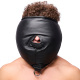 Padded leather balaclava