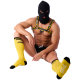 Chaussettes Hautes HANKY PISS SneakXX Jaune