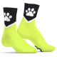 Chaussettes PAW Kinky Puppy Jaune Fluo