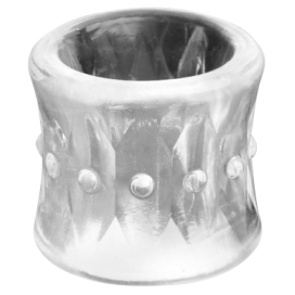 Sport Fucker Ballstretcher souple Deep Stack 32 mm - Hauteur 50 mm Transparent