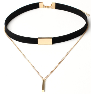 Joy Jewels Choker van suedechock