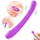 King 3 Double Ended Dildo WIRELESS PURPLE