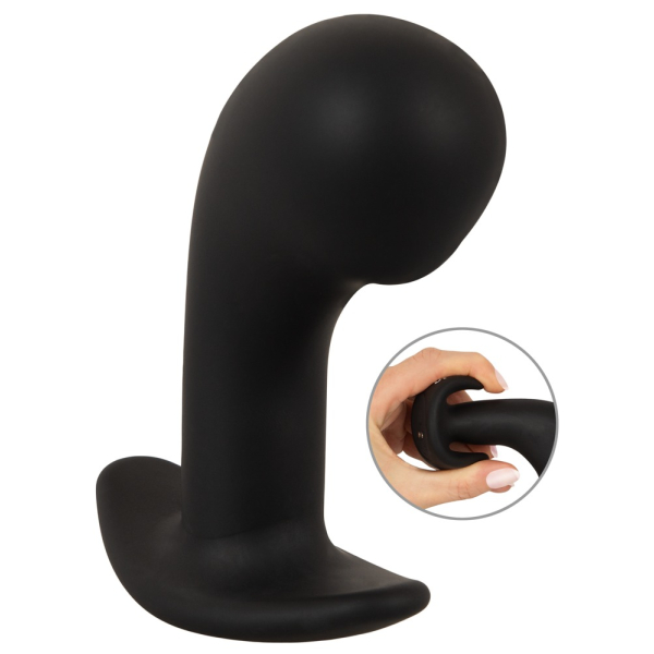 Prostata-Stimulator Big Head Anos 11 x 4 cm Schwarz