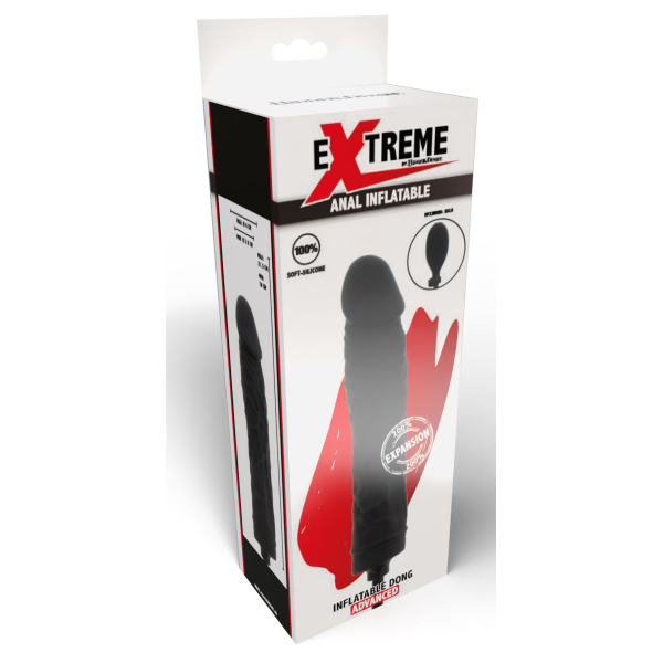 Hidden Desire Extreme Inflatable Dong - Advanced Black