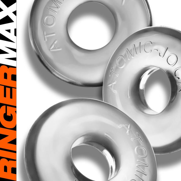 [TPR] RINGER MAX 3-Pack Cockrings Clear