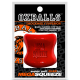 Ballstretcher souple MEGA SQUEEZE 30 mm | Hauteur 50 mm Rouge