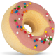 Badebombe Donut Vanille