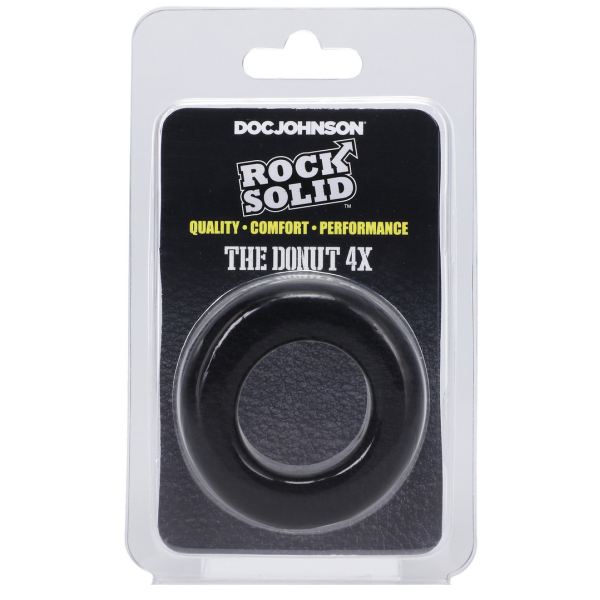 Cockring De Donut 4X 30 mm Zwart