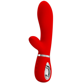 Vibro Conejo Thomas 11 x 3,8cm Rojo