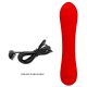 Vibrating Prostate Stimulator Matt 15 x 4cm Red