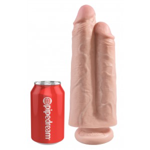 King Cock Double Dildo One Hole King Cock 23 x 9 cm