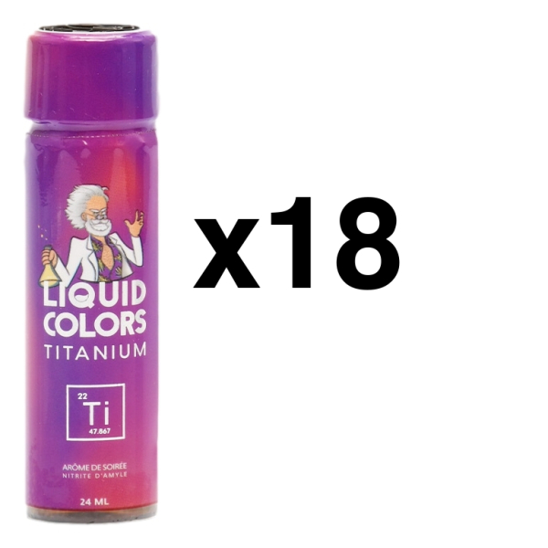 LIQUID COLORS TITANIUM 24ml x18