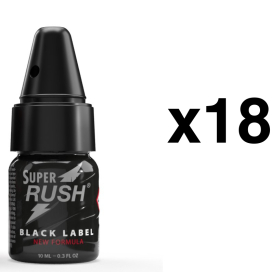 BGP Leather Cleaner SUPER RUSH Black Label 10ml + Bouchon Inhalateur x18