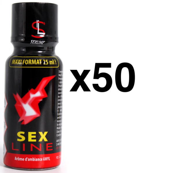 SEXLINE AMYL Rouge 25ml x50