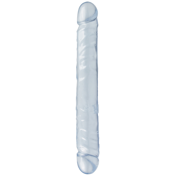 Double Gode Jelly Crystal Bleu 29 x 3.7 cm