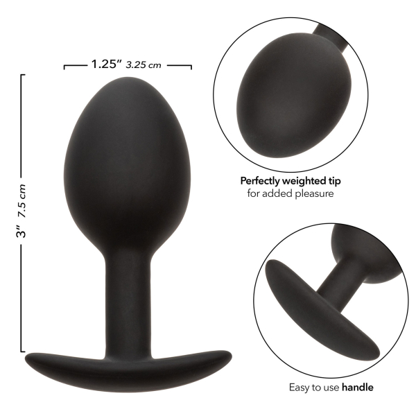 Plug avec bille Anal Vibe 7.5 x 3.3 cm - Poids 46g