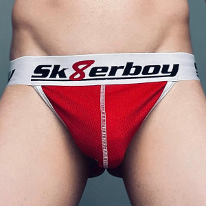 Sk8erboy Jockstrap Sk8erboy Mesh Rouge