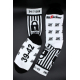 Chaussettes blanches LOCKED Sk8erboy