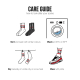 Chaussettes noires CREW SOCKS Sk8erboy