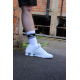 Chaussettes blanches Sk8erboy Deluxe Blanc-Noir