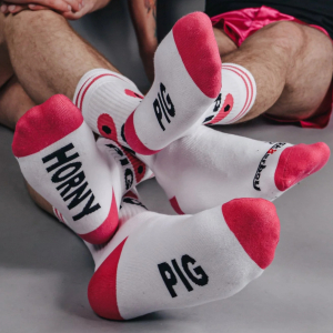 Sk8erboy HORNY PIG Sk8erboy White Socks