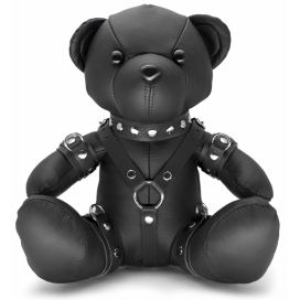 The Red Ours en cuir EDDY The BDSM Teddy Bear Noir + Boite