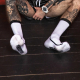 Chaussettes blanches SNEAKERPORN Sk8erboy