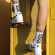 Chaussettes blanches SNEAKS SOCKS Sk8erboy