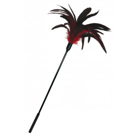 Sportsheets Red and black feather duster 57 cm