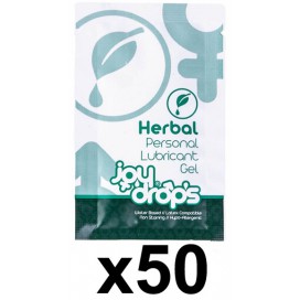 Joy Drops Herbal Gleitmittelpads 5mL x50
