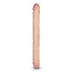 Double Dildo Realistic Slim 44 x 4.5cm