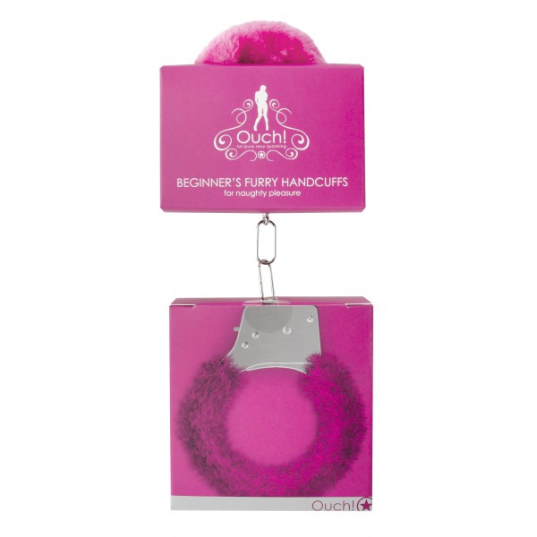 Pink Metallic Handcuffs