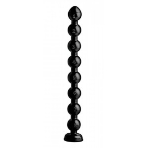 Hosed Dildo Beaded Thick Anal 50 x 5cm