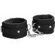 Black Plush wrist cuffs