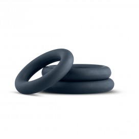 Set of 3 Boners Silicone Cockrings 9mm