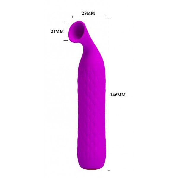 Quentin Mooie Liefde Clitoris Stimulator Violet