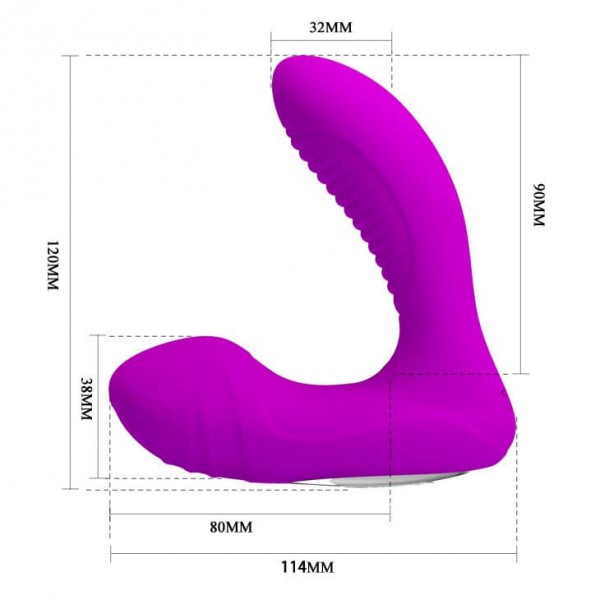 Stimolatore riscaldato Lilliam - 12 x 3,2 cm