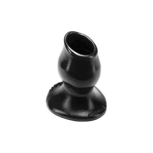 Plug Tunnel Pig-Hole black Medium - 8 x 5.5 cm