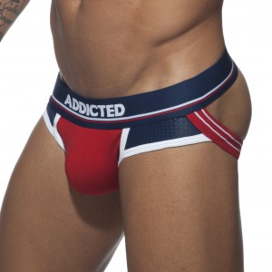 Addicted Jockstrap PUSH UP SPORT Red