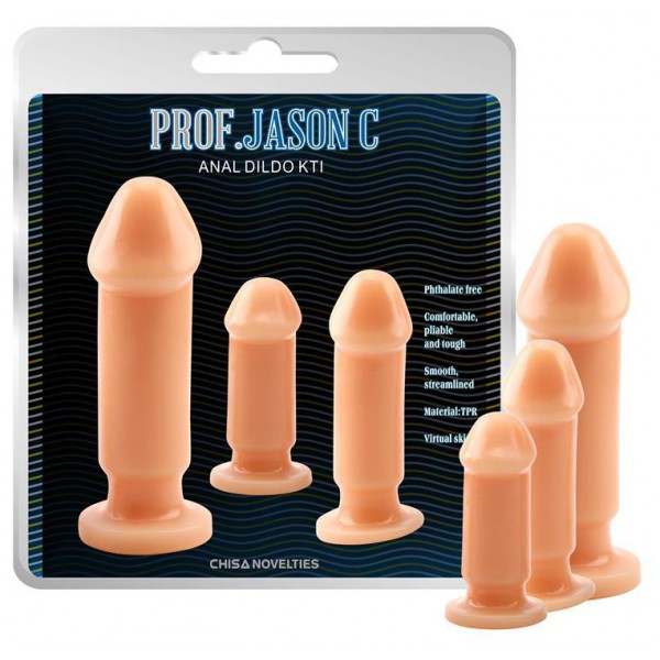 Juego de 3 tapones para el pene