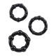 Set di 3 Mini Cockring neri