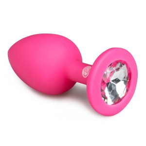 EasyToys Anal Collection Tapón de joyería Diamante Rosa 6 x 2,7cm