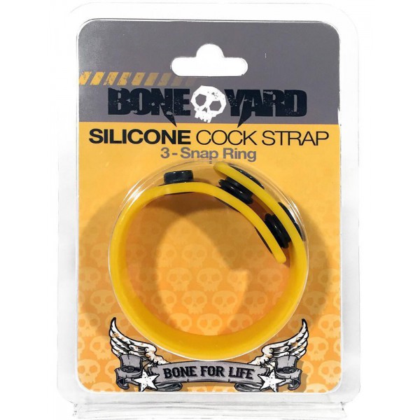 Cosk strap in yellow silicone