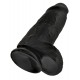 Dildo Chubby black 18 x 7.6cm