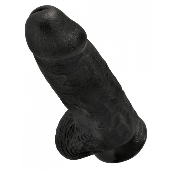 Dildo Chubby zwart 18 x 7.6cm