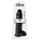 Dildo King Cock 27 x 8 cm nero