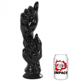 TWO HANDS 32 x 9 cm -  Fist Impact
