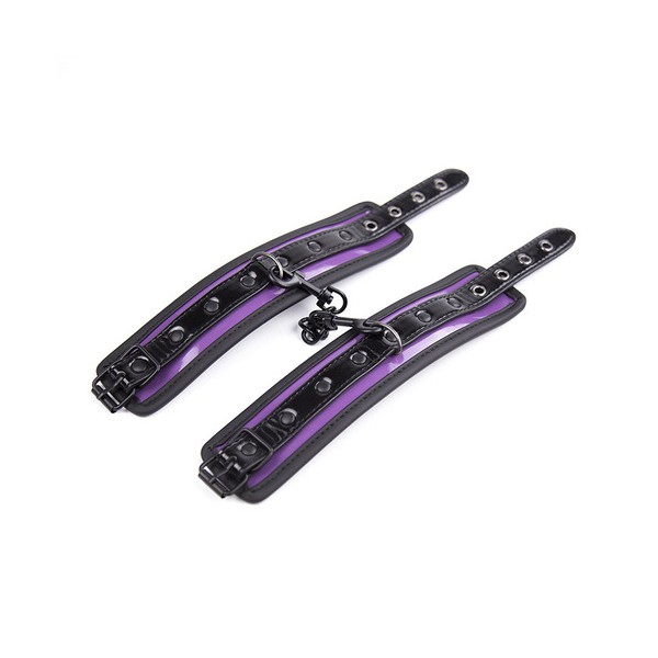 Purple Mask and Handcuff Kit