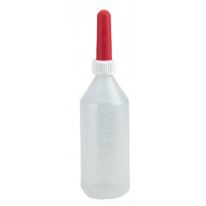 Flasche mit Sauger 1 L - Weiches Mundstück 9 x 2.8cm