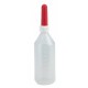 Fles met speen 1 L - Zacht uiteinde 9 x 2,8cm